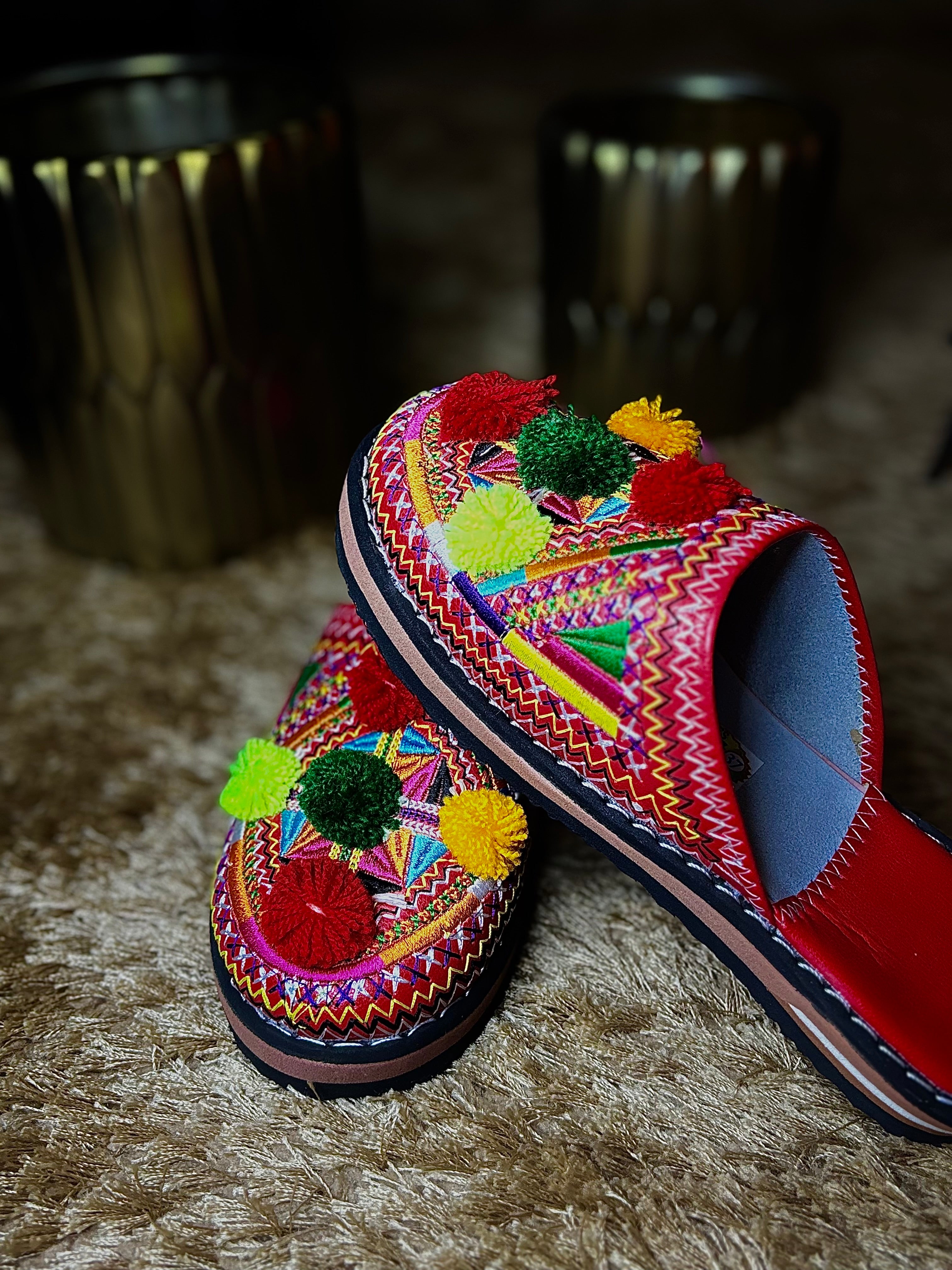 Chaussure babouche amazigh Design berbere